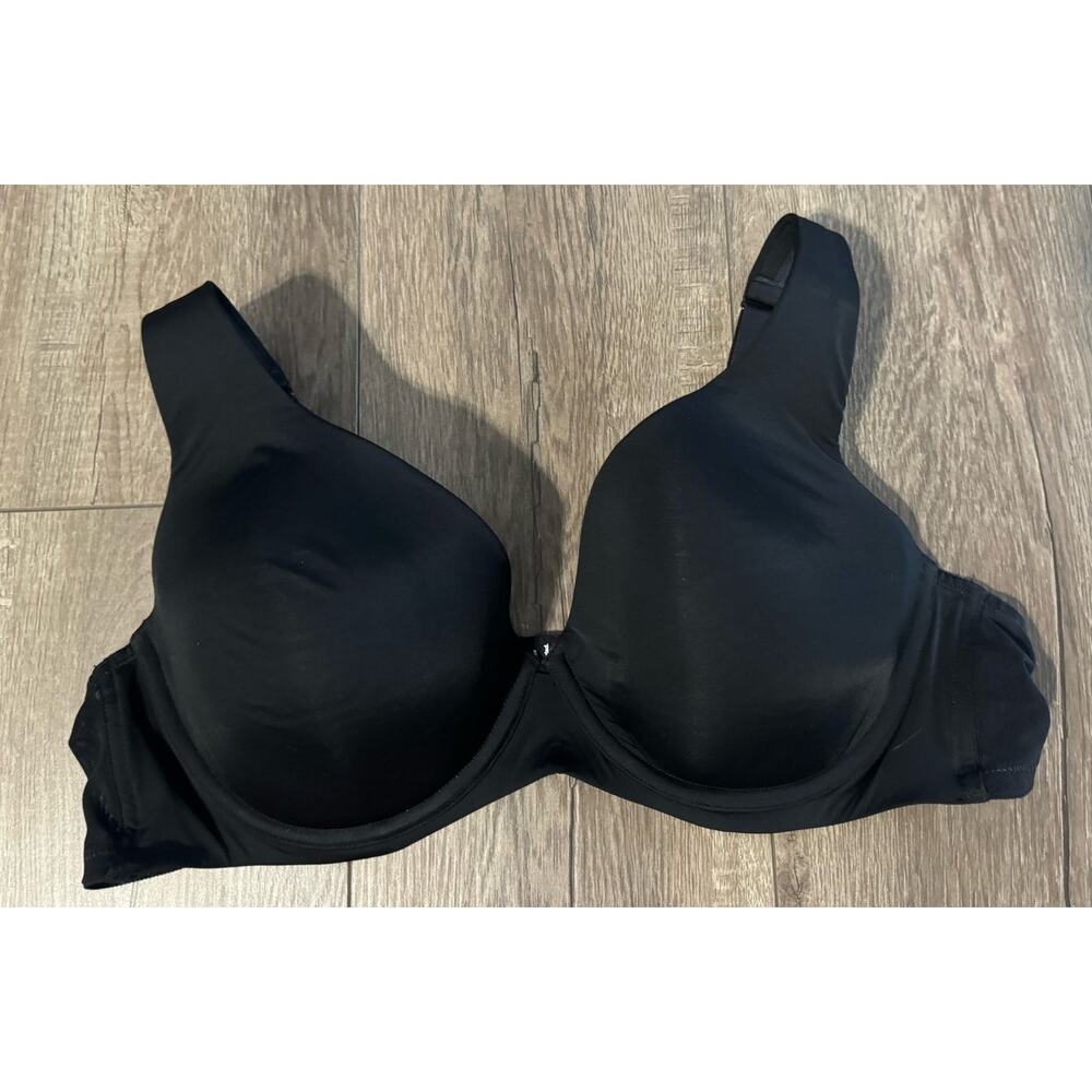 Catherines Black Lightly Lined Bra Size 44B